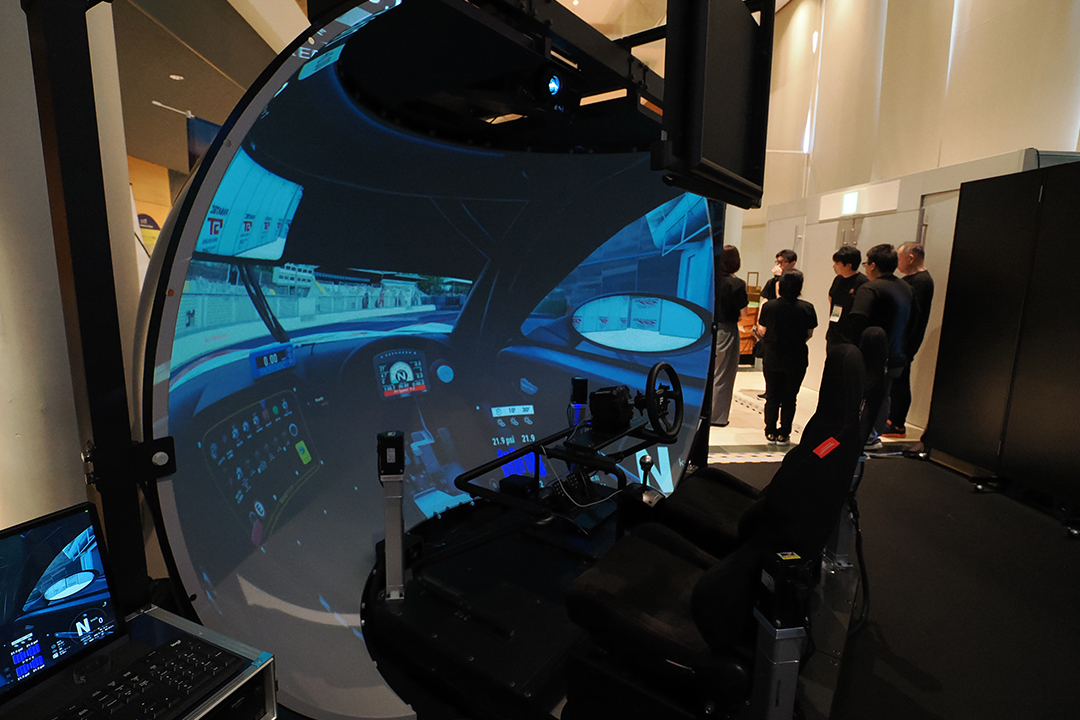 展示会場でのテクノロジー体験ブース